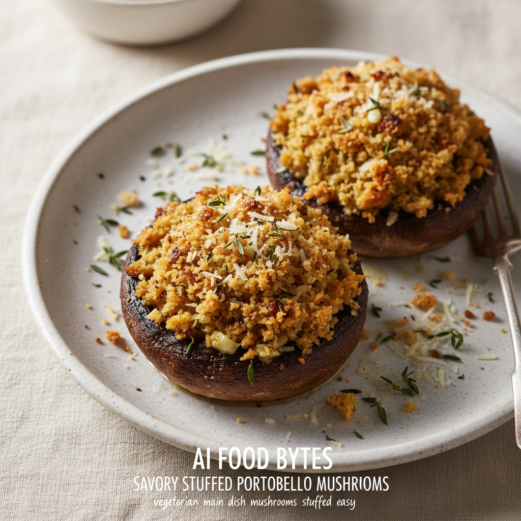 Savory Stuffed Portobello Mushrooms gallery photo