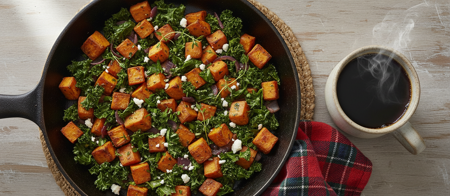 Savory Sweet Potato and Kale Hash gallery photo