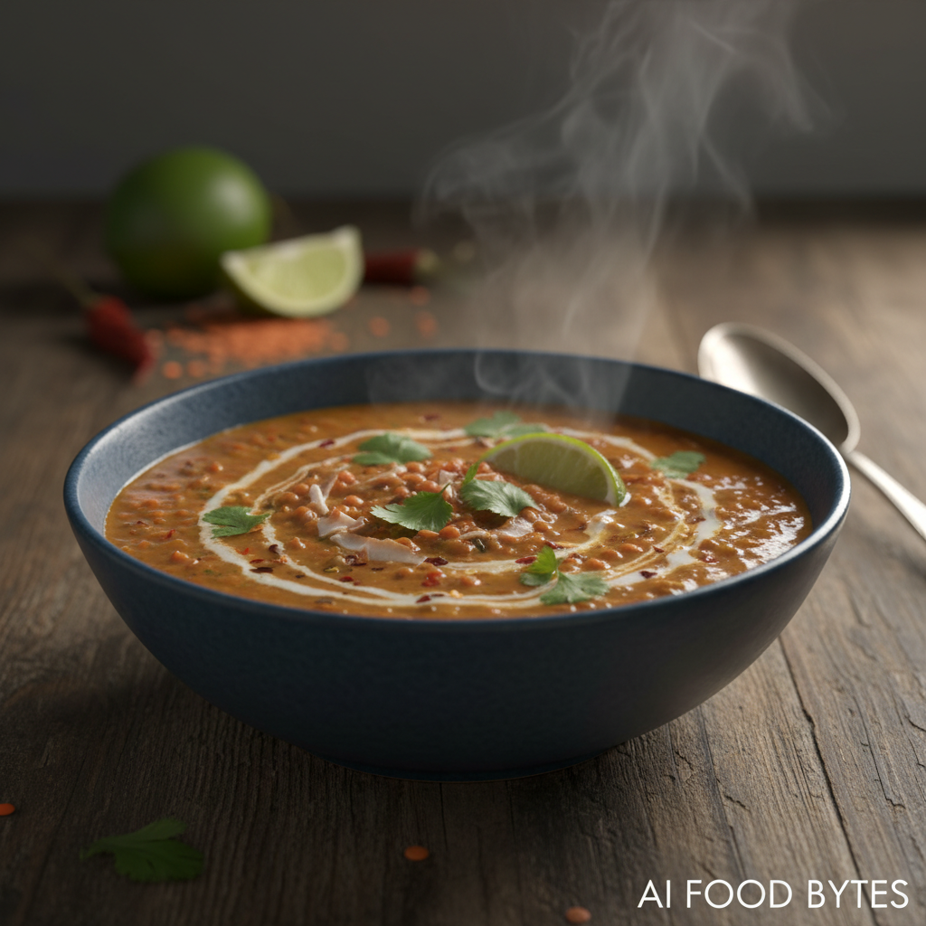 Spiced Coconut Lentil Soup with Lime gallery photo