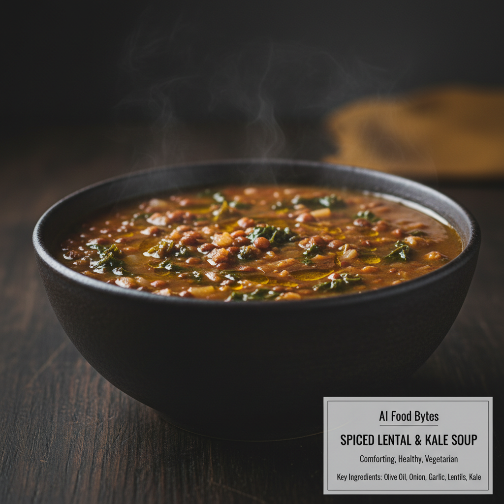 Spiced Lentil and Kale Soup gallery photo