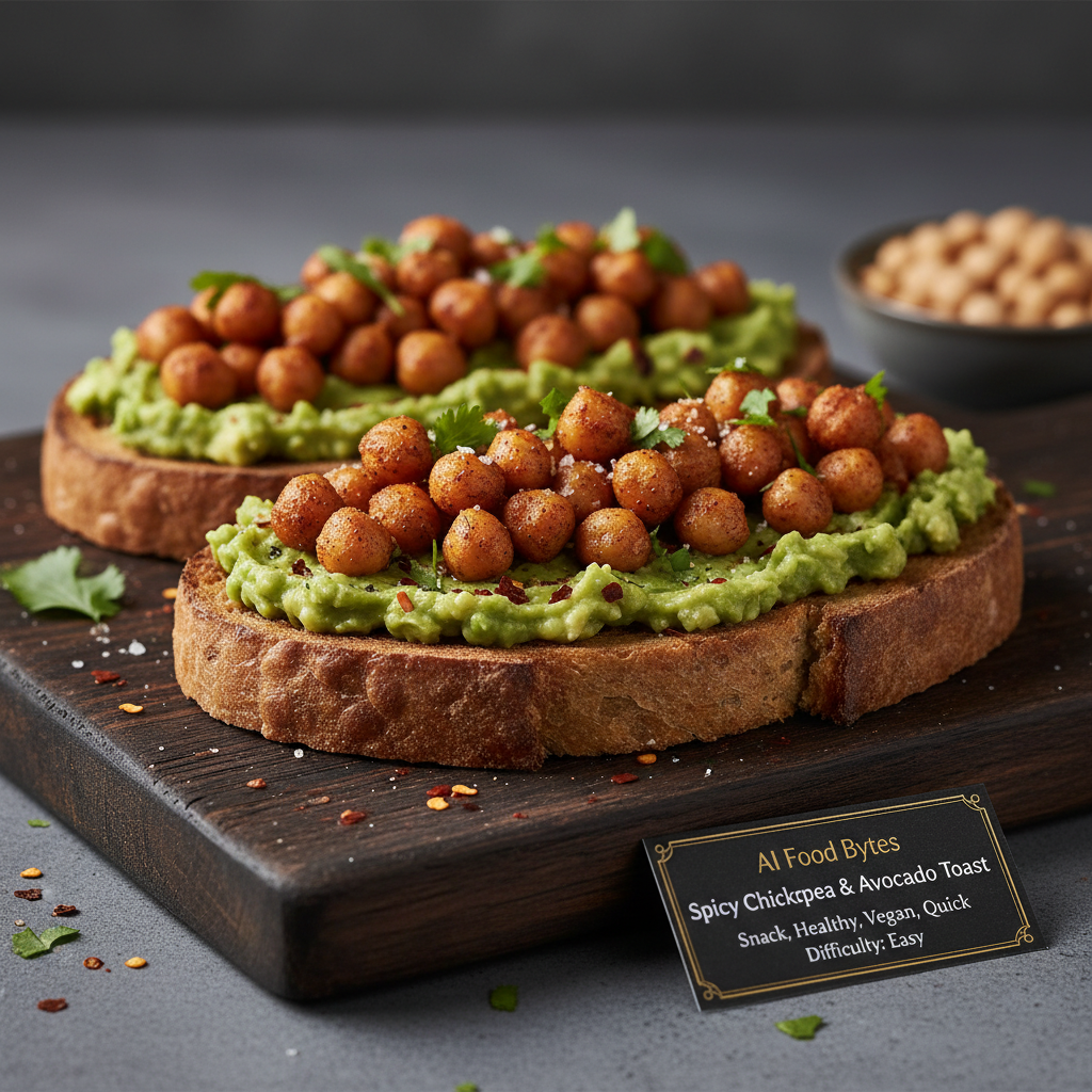 Spicy Chickpea and Avocado Toast gallery photo