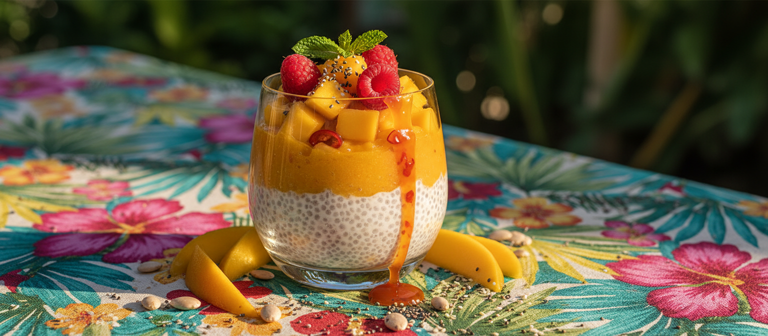 Spicy Mango Coconut Chia Pudding gallery photo