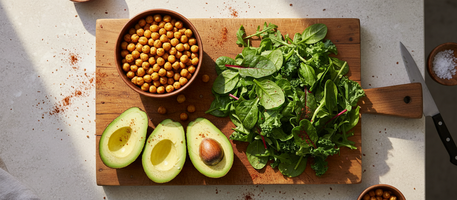 Spicy Roasted Chickpea and Avocado Salad gallery photo