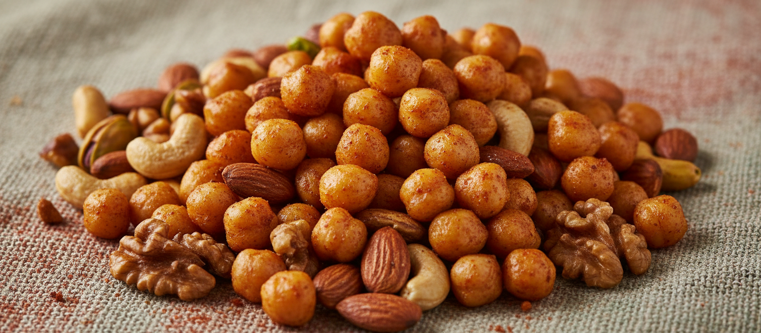 Spicy Roasted Chickpea Snack Mix gallery photo