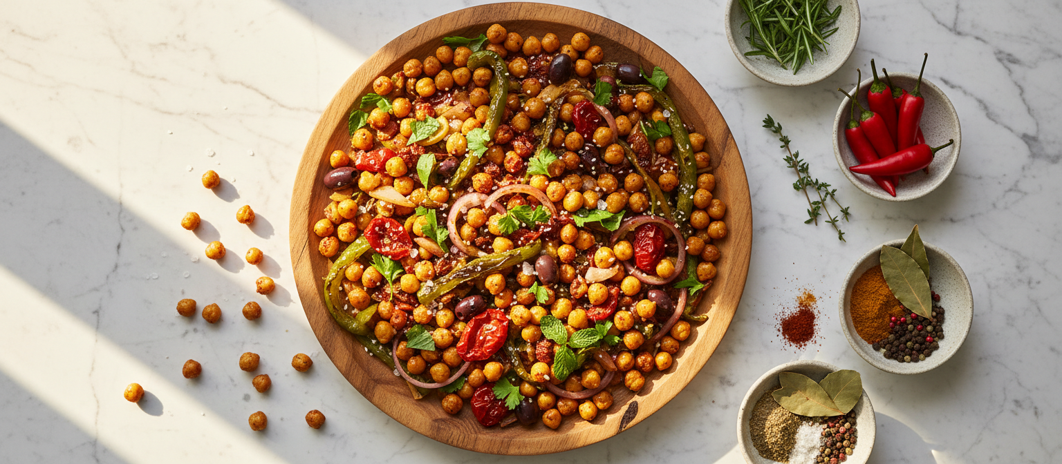 Spicy Roasted Chickpea Snack Mix gallery photo