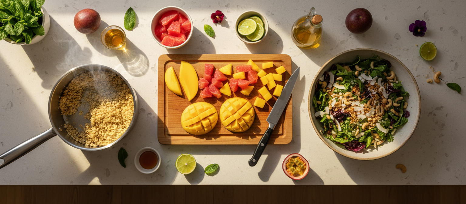 Tropical Fruit and Quinoa Salad gallery photo