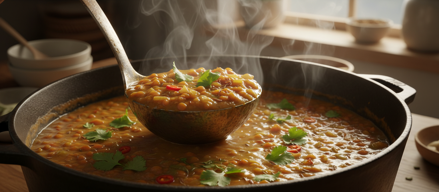 Warm Lentil Soup with Smoked Paprika gallery photo
