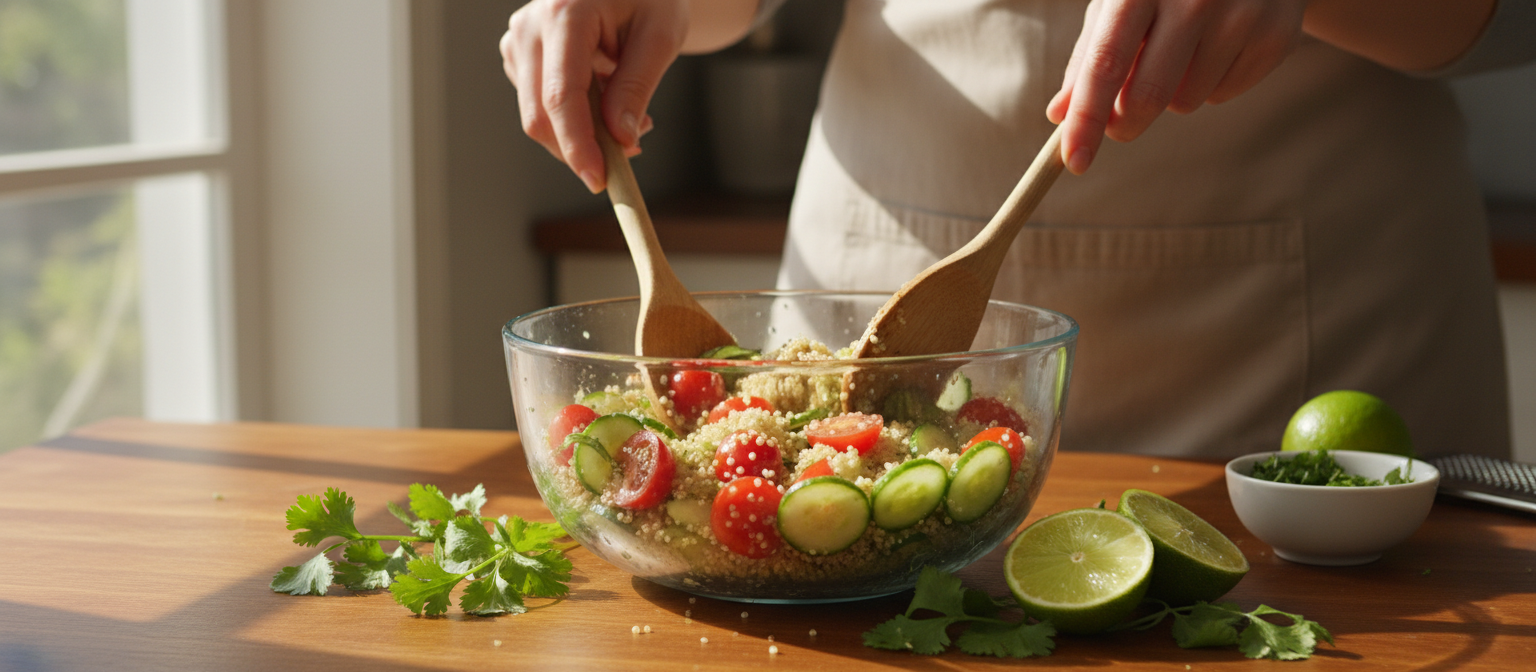 Zesty Cilantro Lime Quinoa Salad gallery photo