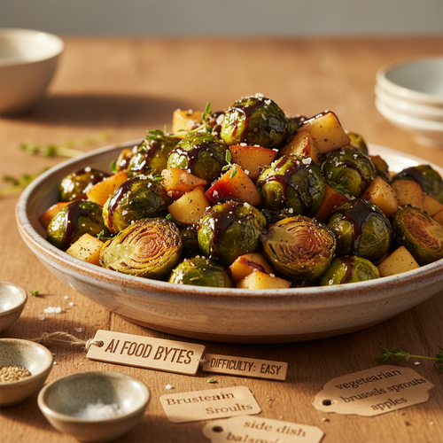 Balsamic Glazed Brussels Sprouts and Apples preview