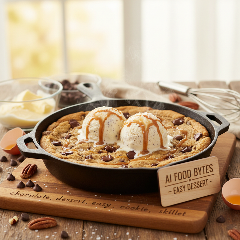 Chocolate Chip Cookie Skillet Dessert hero image