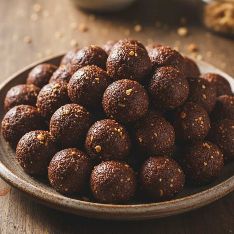 Chocolate Peanut Butter Protein Bites hero image