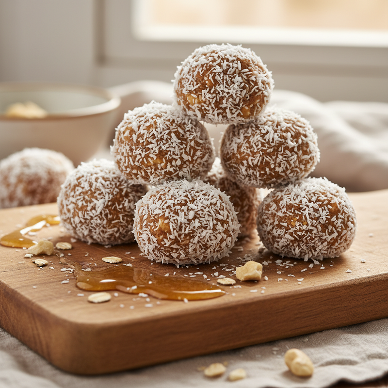 Coconut Cashew Energy Bites hero image