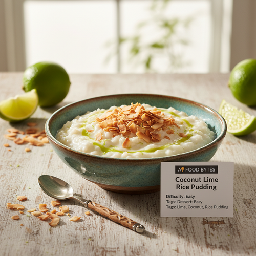 Coconut Lime Rice Pudding with Toasted Coconut preview