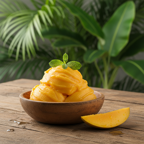 Coconut Mango Sorbet with Mint preview