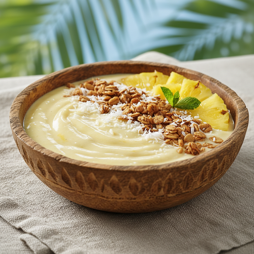 Creamy Coconut and Pineapple Smoothie Bowl preview