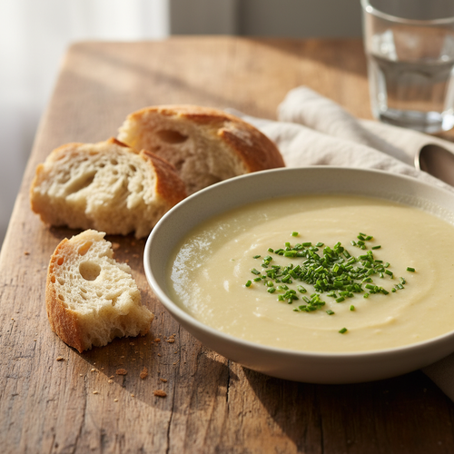 Creamy Potato Leek Soup with Chives preview