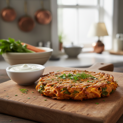 Crispy Sweet Potato and Kale Fritters preview