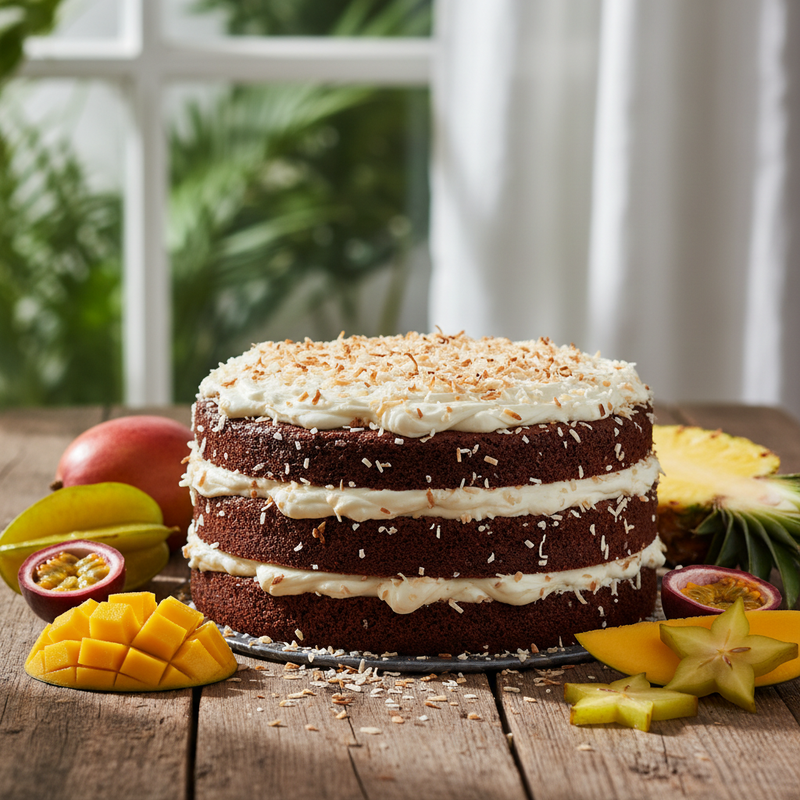 Decadent Chocolate Coconut Cake hero image