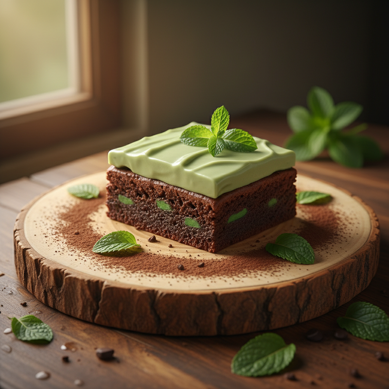 Decadent Chocolate Mint Brownies hero image
