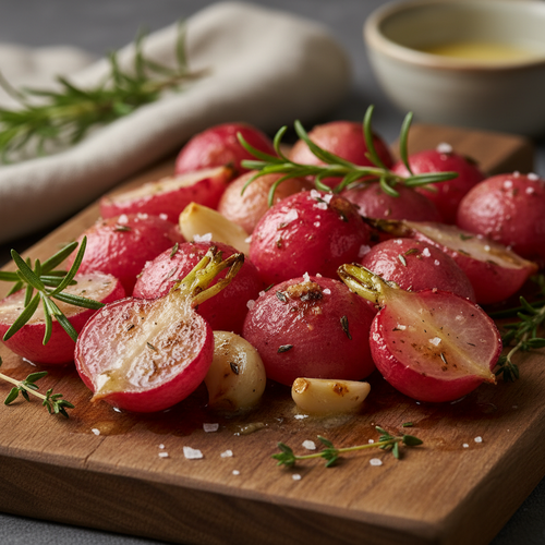 Garlic Butter Roasted Radishes preview