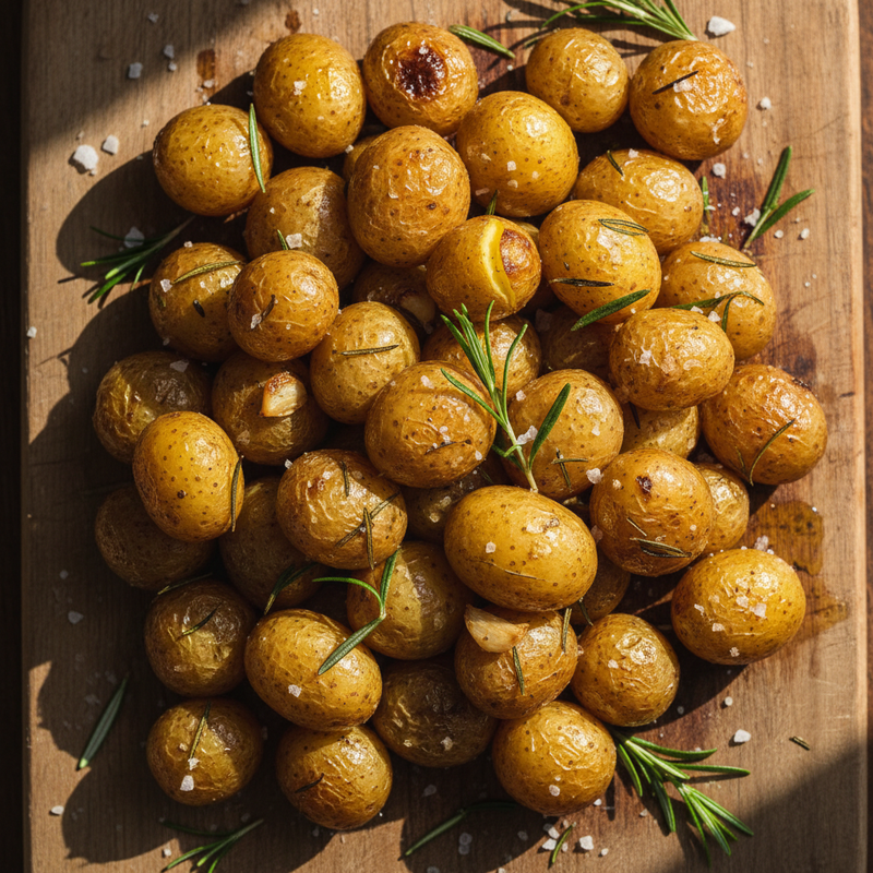 Garlic Herb Roasted Potatoes with Rosemary hero image