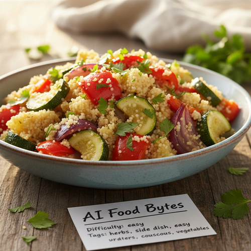 Herby Couscous with Roasted Vegetables preview