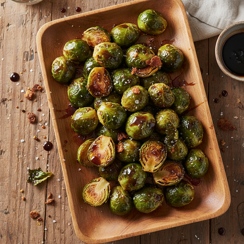 Honey Balsamic Glazed Brussels Sprouts preview