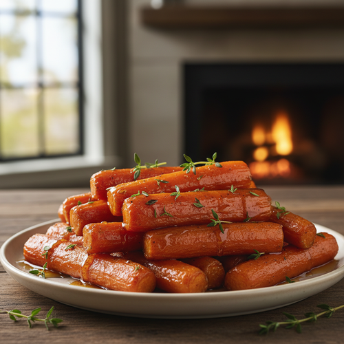 Honey Balsamic Roasted Carrots with Thyme preview