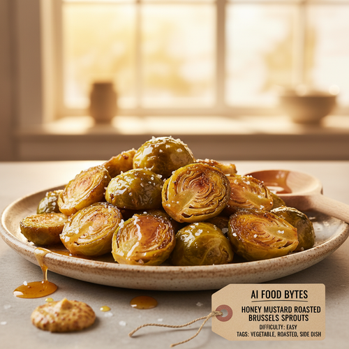 Honey Mustard Roasted Brussels Sprouts preview