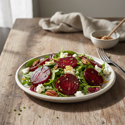 Honey Roasted Beet Salad with Goat Cheese preview