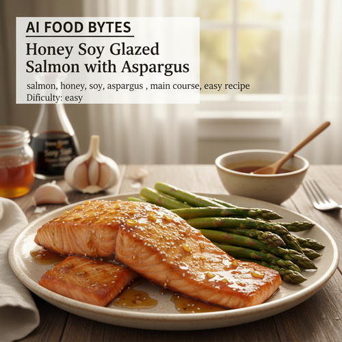 Honey Soy Glazed Salmon with Asparagus preview