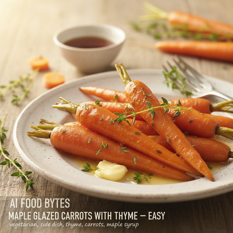 Maple Glazed Carrots with Thyme hero image