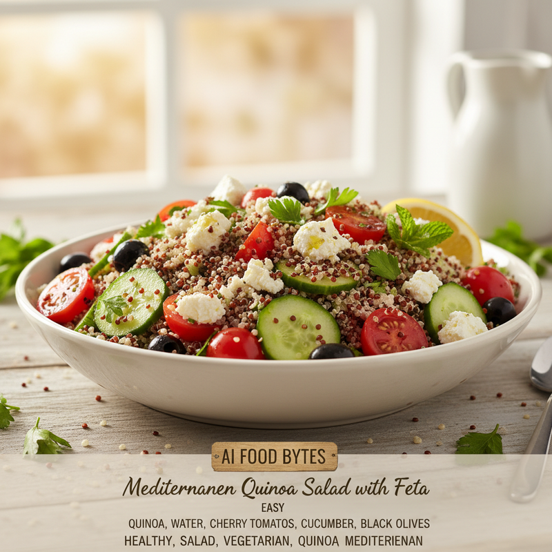 Mediterranean Quinoa Salad with Feta hero image