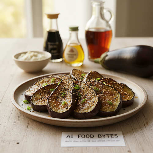 Miso Glazed Eggplant with Sesame Seeds preview
