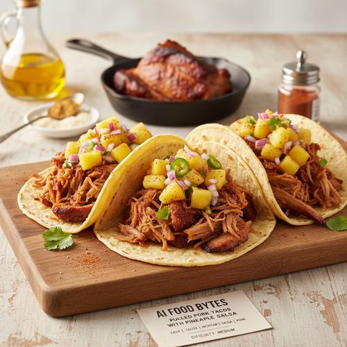 Pulled Pork Tacos with Pineapple Salsa preview