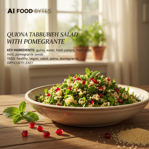 Quinoa Tabbouleh Salad with Pomegranate preview