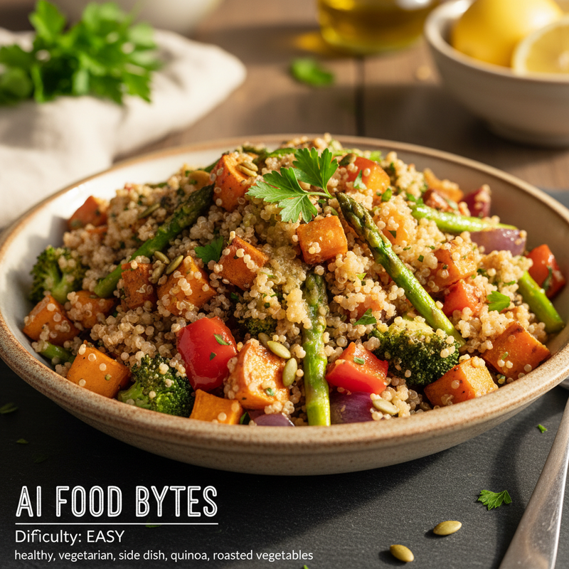 Roasted Vegetable and Quinoa Pilaf hero image
