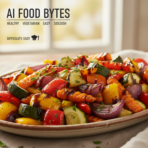 Roasted Vegetable Medley with Balsamic Drizzle preview