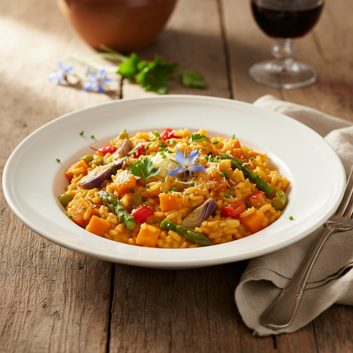 Saffron Infused Vegetable Risotto preview