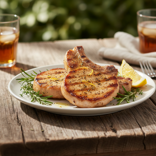 Savory Herb and Lemon Grilled Pork Chops preview