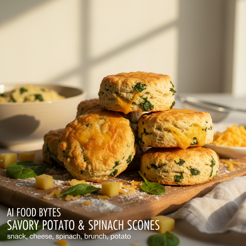 Savory Potato and Spinach Scones with Cheese preview