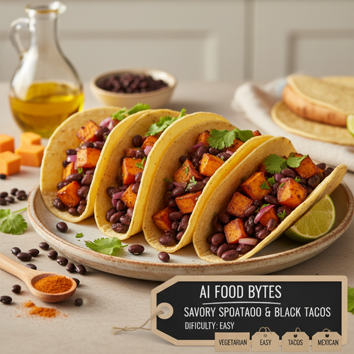 Savory Sweet Potato and Black Bean Tacos preview