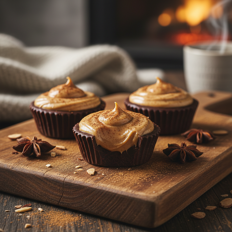 Spiced Chocolate Almond Butter Cups hero image