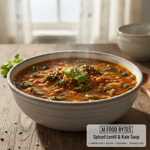 Spiced Lentil and Kale Soup preview