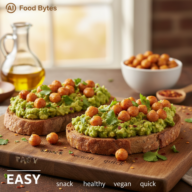Spicy Chickpea and Avocado Toast hero image