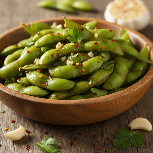 Spicy Garlic Edamame Snack preview