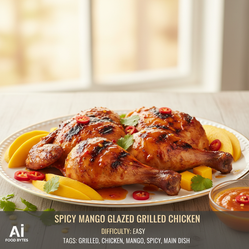 Spicy Mango Glazed Grilled Chicken preview