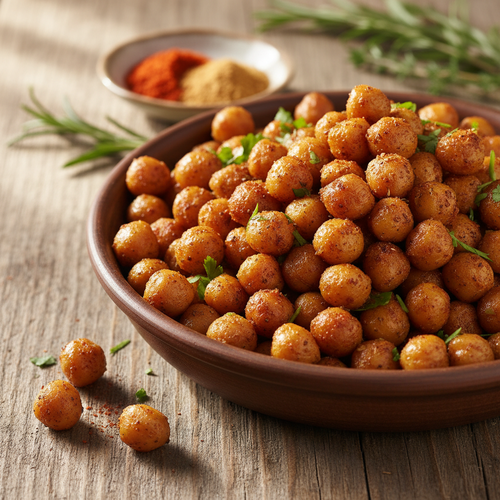 Spicy Roasted Chickpea Snack preview