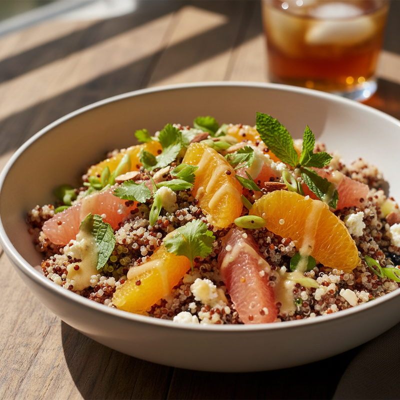 Tangy Citrus Quinoa Salad hero image
